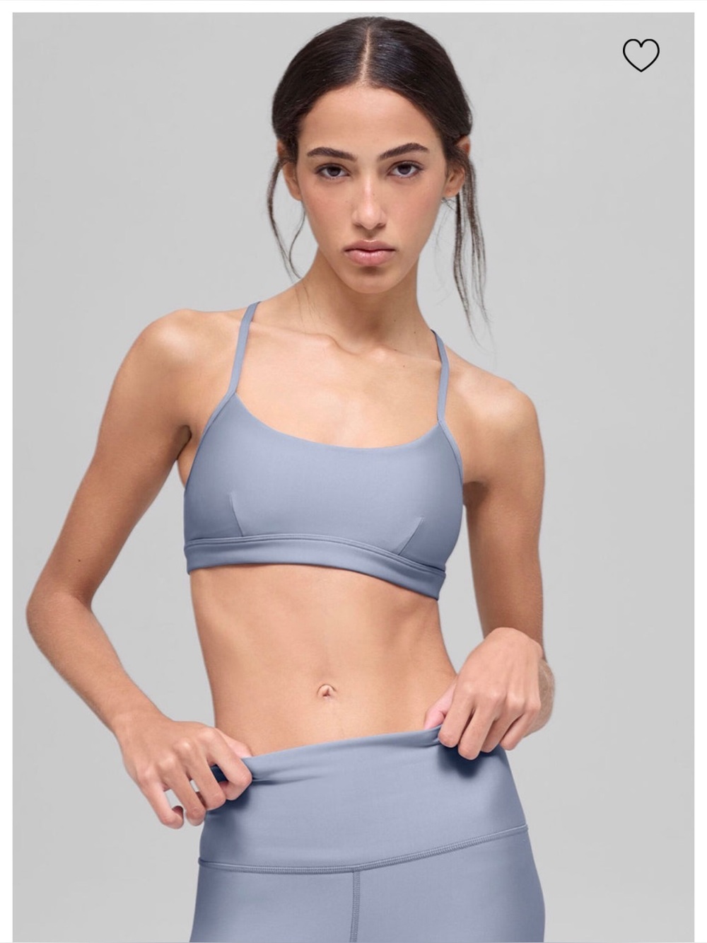 ALO Airlift Intrigue Bra in ‘Winter Frost’ size Large NWT